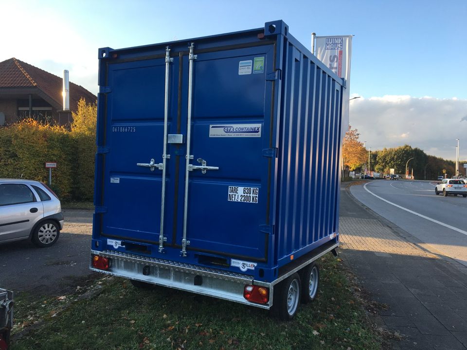 PKW-Anhänger für Container 10 Fuß, 3.500 kg NEU in Borken