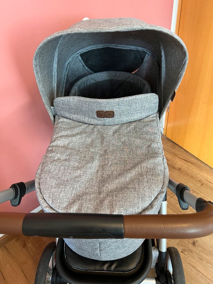 ABC Design Kombi-Kinderwagen Turbo 4 - inkl. Babywanne, Sportsitz in Annaberg-Buchholz