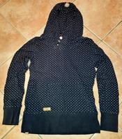 Kapuzenpullover Ragwear blau Punkte Herz Baumwolle vegan Niedersachsen - Holtland Vorschau