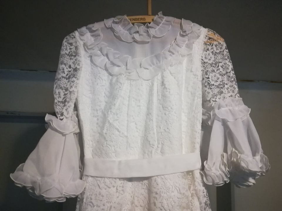 Hochzeitskleid vintage mit Schleier in Horn-Bad Meinberg