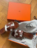 Hermés Oran Sandalen 39 Gold Braun München - Schwabing-West Vorschau