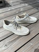 ECCO Sommer-Sneaker weiß Gr. 44/45 Yak-Leder Schuhe Bayern - Raubling Vorschau
