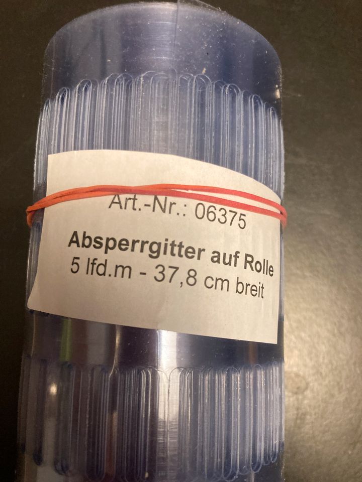 Absperrgitter auf Rolle 5 m, 37,8 cm breit in Göda