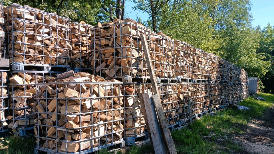 Brennholz Kaminholz 1Srm Hauberg Feuerholz Eiche Birke Angebot in Netphen