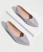⭐️NEU⭐️ Ballerinas silber Glitzer Baden-Württemberg - Rielasingen-Worblingen Vorschau