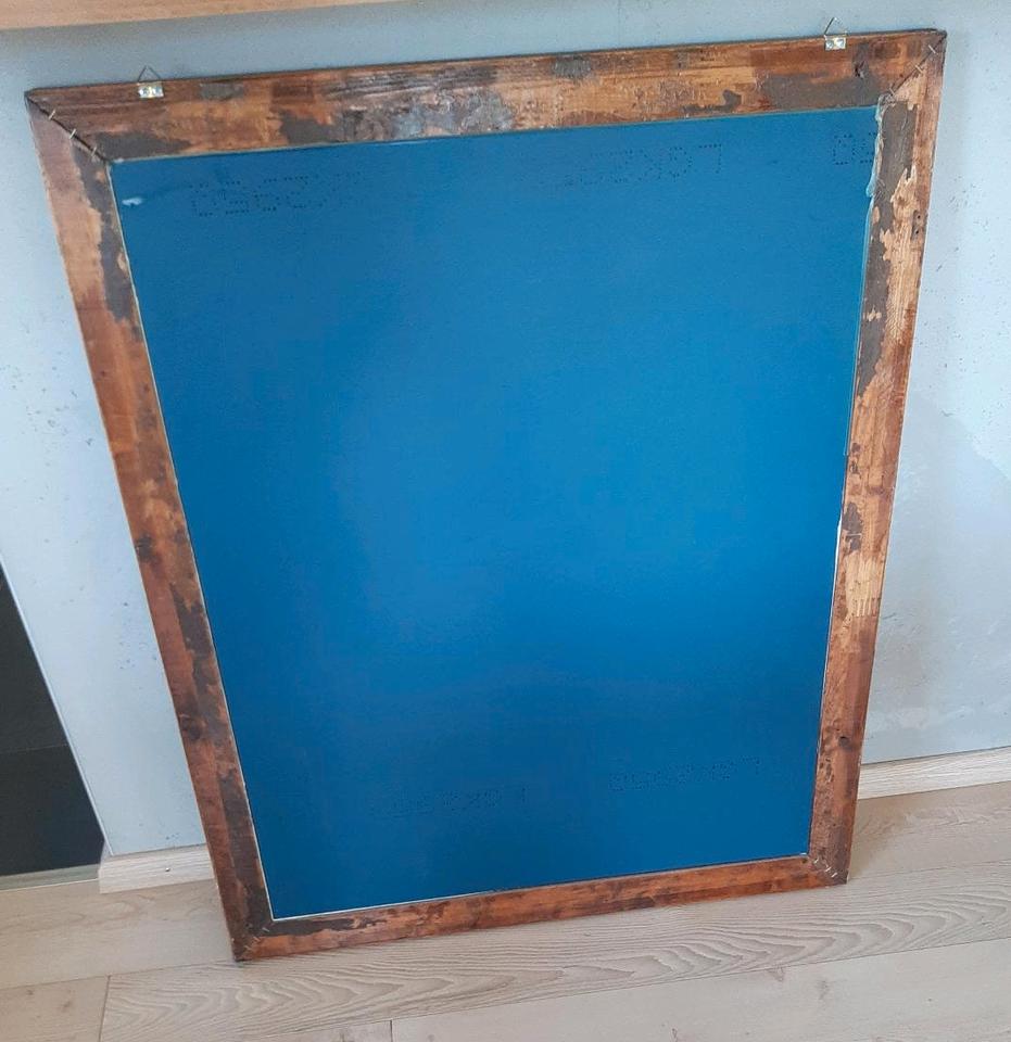Großer Spiegel  Antik Vintage 101 x 84,5 cm / Wandspiegel gold in Sinzheim