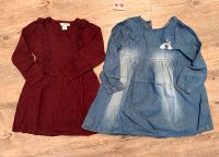 ⭐️ Kleid, Kleider, langarm, rot, Jeans, u.a. KikiKoko,Gr. 98 ⭐️ Brandenburg - Falkenberg/Elster Vorschau