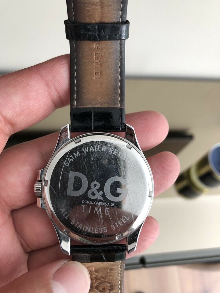 D&G Herren Uhr / Dolce & Gabbana Herren Uhr/ Lederarmbanduhr in Eimsbüttel  - Hamburg Rotherbaum | eBay Kleinanzeigen ist jetzt Kleinanzeigen