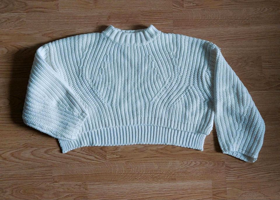 Strick Cropped Pullover Pulli Größe 36 S  je 7€ weiß rot blau in Leer (Ostfriesland)