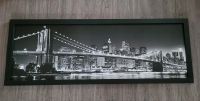 Brooklyn Bridge Wandbild s/w mit schwarzem Holzrahmen Hessen - Rimbach Vorschau
