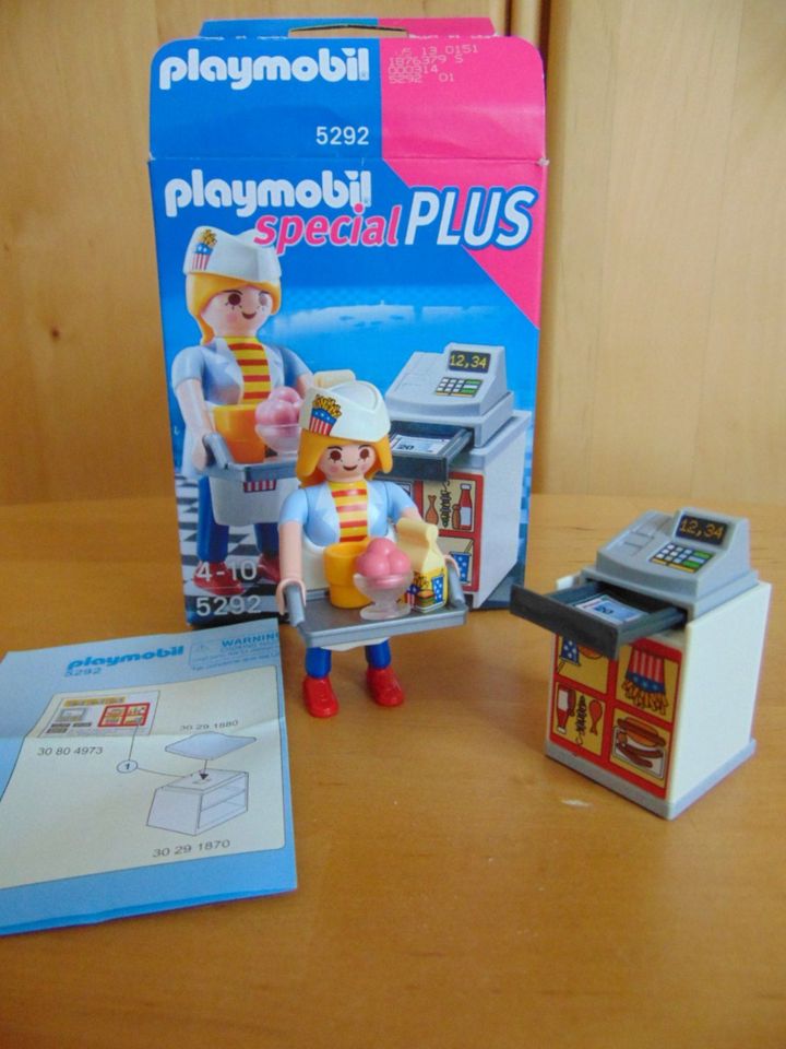 Playmobil Seviererin mit Kasse, Fast Food, Imbiss, OVP in Asperg