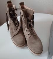 Gabor Schnürstiefelette/Boots  Veloursleder Farbe Salbei Gr. 7,5 Kiel - Schilksee Vorschau