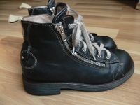 Momino, Biker Boots, Stiefel, Gr.35, Leder, schwarz, Neuwertig Nordrhein-Westfalen - Velbert Vorschau