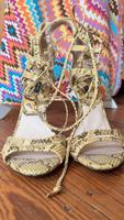 Mango Heels Sommer snake Optik Hessen - Groß-Umstadt Vorschau
