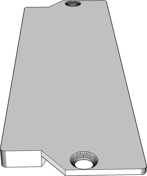 Null Spalt Tischeinlage f. PROXXON 28070 FKS/E Tischkreissäge in Munkbrarup