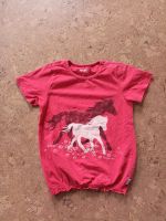 Jako o T-Shirt Größe 116/122 rot mit Pferden Hessen - Solms Vorschau