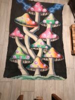 Pilze mushrooms Stoff Bild Überwurf Wandbehang 168 x 110 Niedersachsen - Großenkneten Vorschau