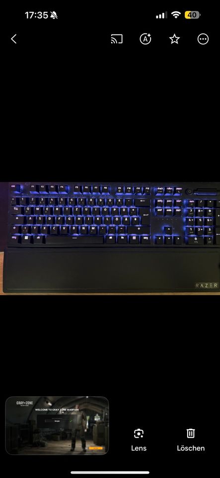 Razer Blackwidow V3 Pro (Green Switches) Gaming Tastatur in Fahrenzhausen