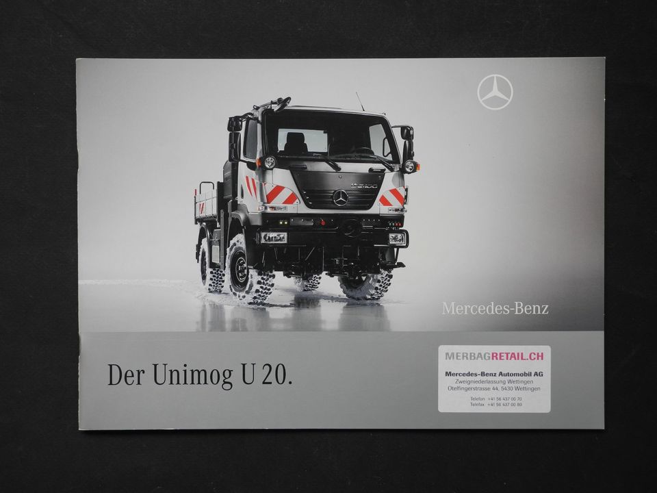 Mercedes-Benz Unimog U 20 Prospekt 2009 in Remshalden