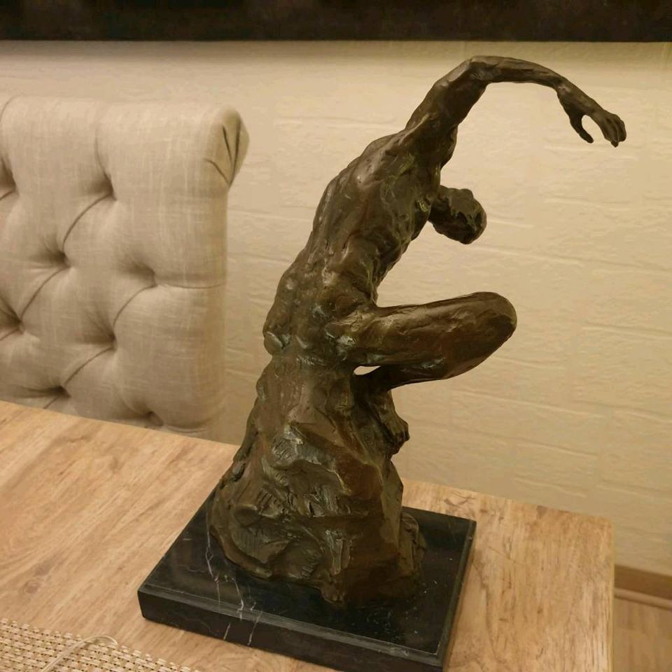 Bronzefigur nach A. Rodin Bronze Figur Kunst Selten Sculptur in Bergheim