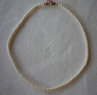 Perlen-Collier (Brautkette) weiß boutonform gleichmäßig Nordrhein-Westfalen - Emmerich am Rhein Vorschau