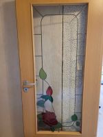 Glaseinsatz Tür, Buntglasfenster, Blumenornamente Sachsen - Demitz-Thumitz Vorschau