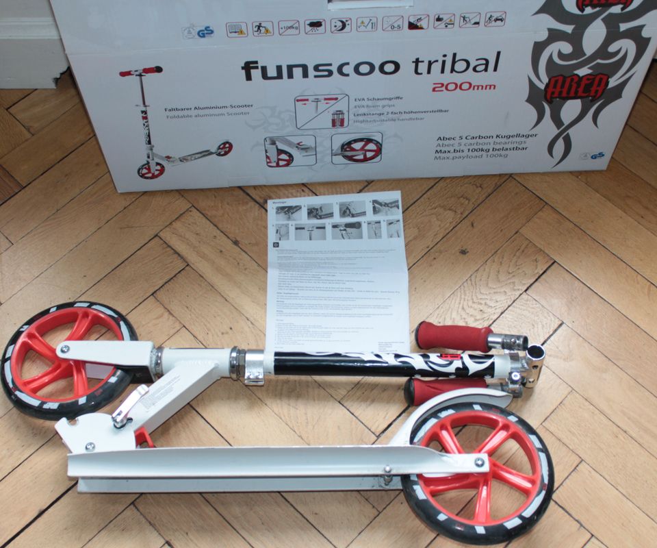 Fun4U funscoo tribal 200mm Scooter Roller klappbar inkl. OVP in Berlin