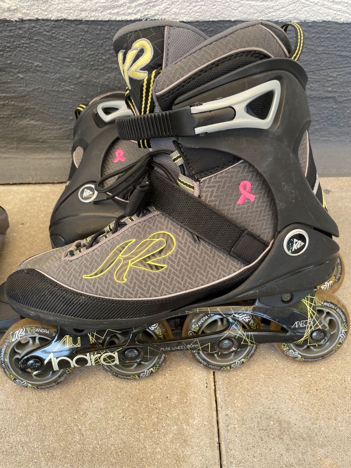 K2 Andra Alu W 42 Inline Skates Inliner in Kahl am Main