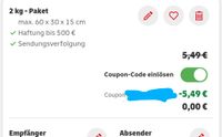 Verschiedene DHL Coupons Sachsen-Anhalt - Staßfurt Vorschau