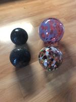 4 wunderschöne Glaskugeln ( massives Glas ) München - Laim Vorschau