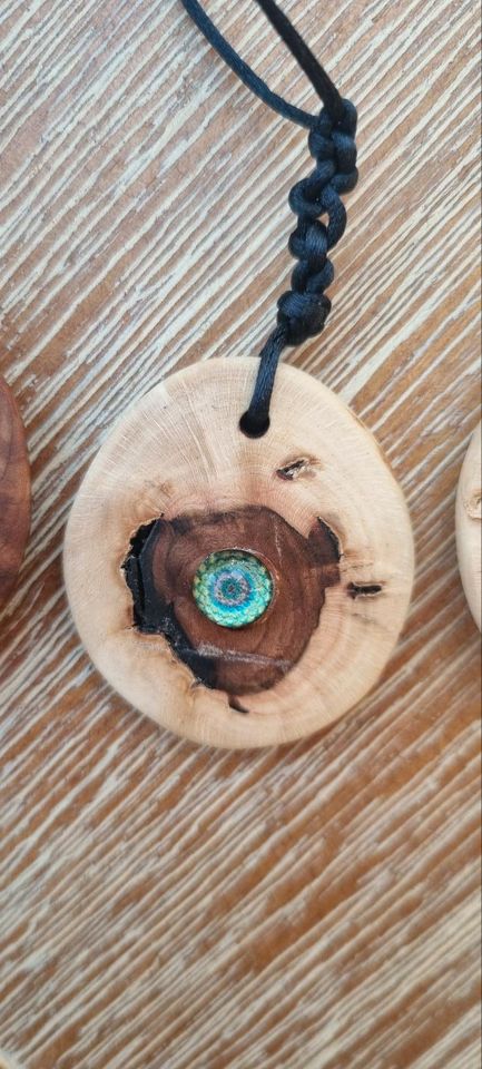 Baumperle Kette Armband Perle Frosch DIY Holz in Reichenbach