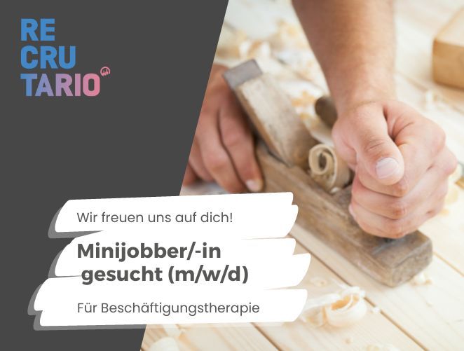 Minijobber/-in (m/w/d) mit technischem Geschick gesucht in Faßberg