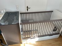 Babybett mit Kommode, Matratze und Wickeltisch Hessen - Wölfersheim Vorschau