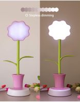 Nachttisch-/Schreibtisch Blume Lampe mit Akku + Dimmer, neu Nordrhein-Westfalen - Marl Vorschau