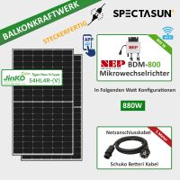 ☀️Balkonkraftwerk 880W Jinko Tiger Neo Black Frame Module mit 800w NEP BDM Microwechselrichter ✅ SOFORT ABHOLBEREIT☀️Brandenburg Brandenburg - Brandenburg an der Havel Vorschau