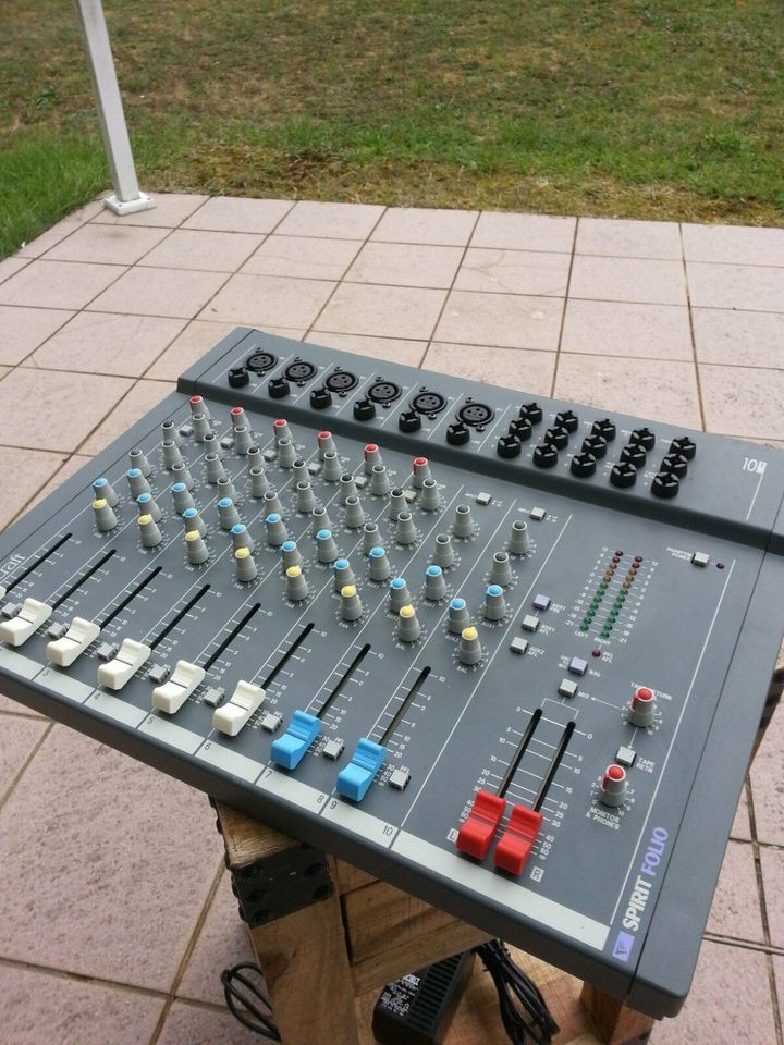 Mixer Soundcraft Spirit Folio 10/2, TOP ! Ink.Versand**,M.i. UK in Bad Königshofen