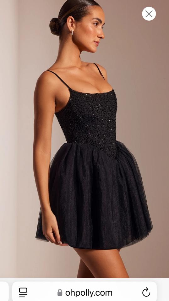 Minikleid mit Korsett und Tüllrock  gr. S Schwarz oh Polly Neu in Hamburg