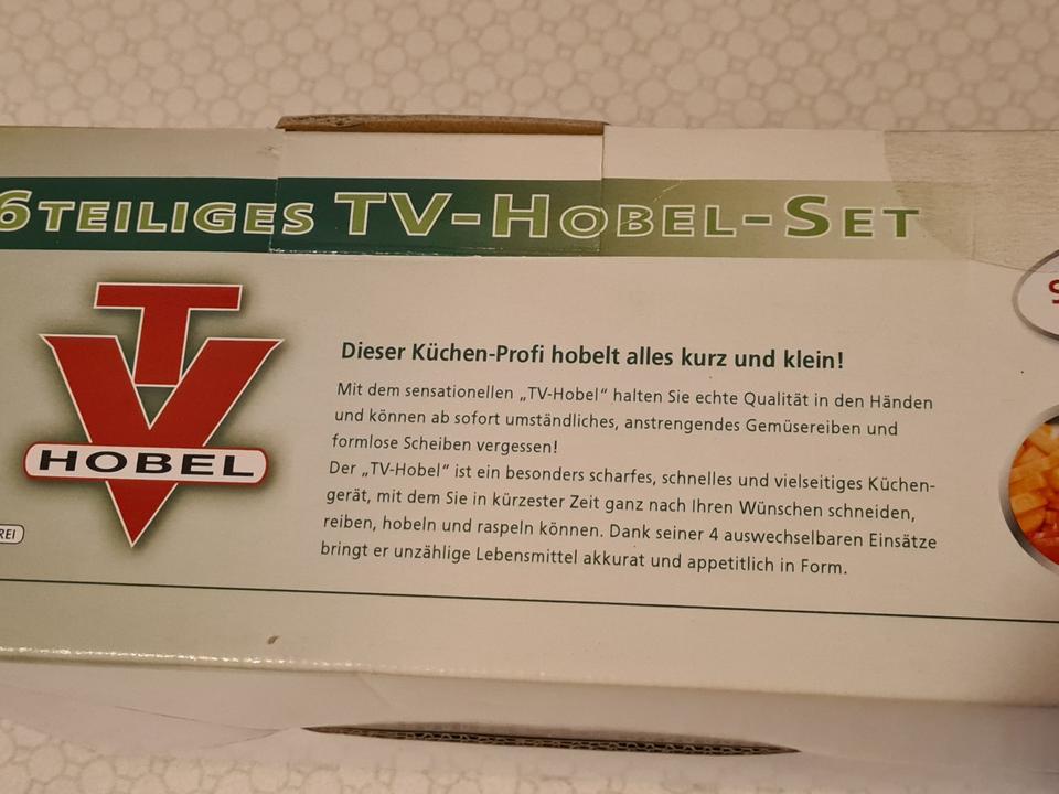 Küchenhobel Reibe Gemüsehobel 6 teiliges TV Hobel set neu in Ronneburg