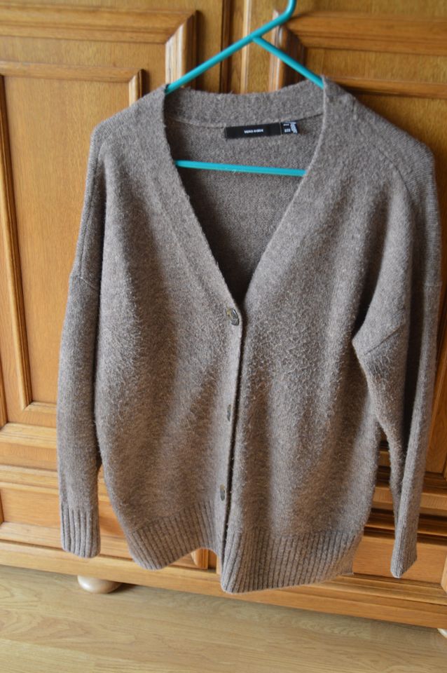 Strickjacke Longjacke braun Vero Moda S Allsize M L XL 44 in Rietberg