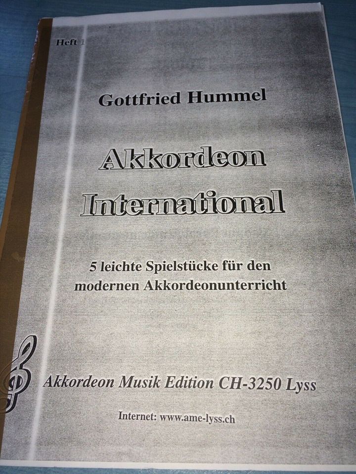 Noten Konvolut Gesang Akkordeon modern klassisch christliche Text in Annaberg-Buchholz