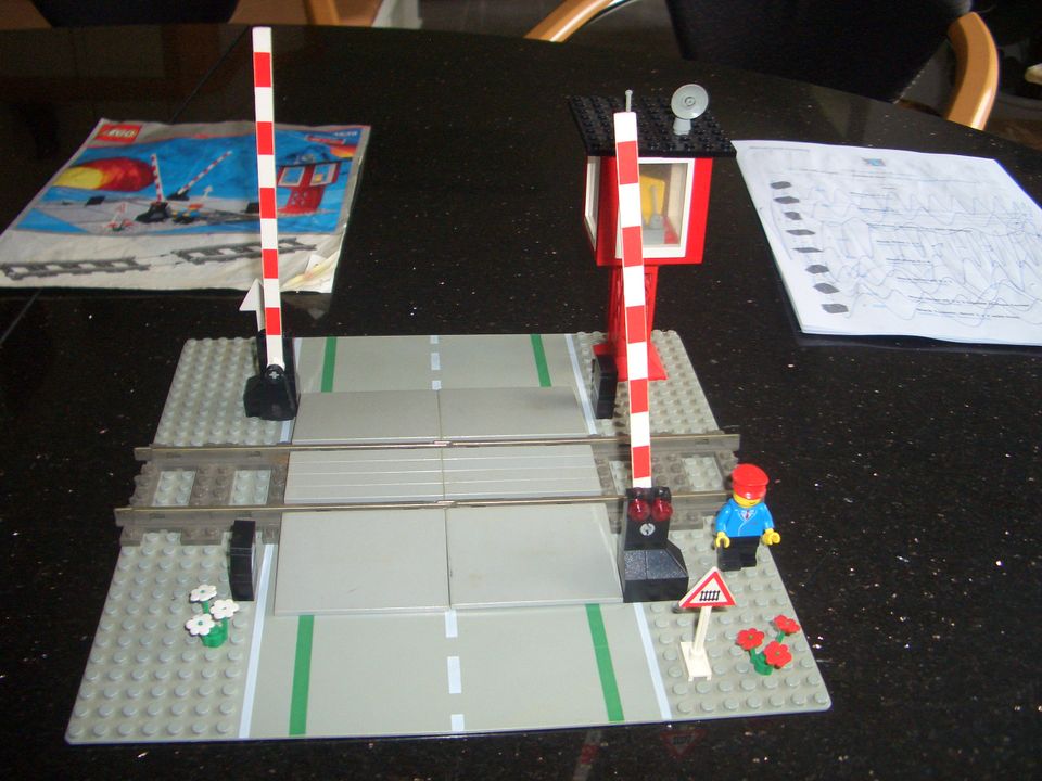 Lego System 4539, Bahnübergang, 9V, 1991, gebraucht, zerlegt in Spenge