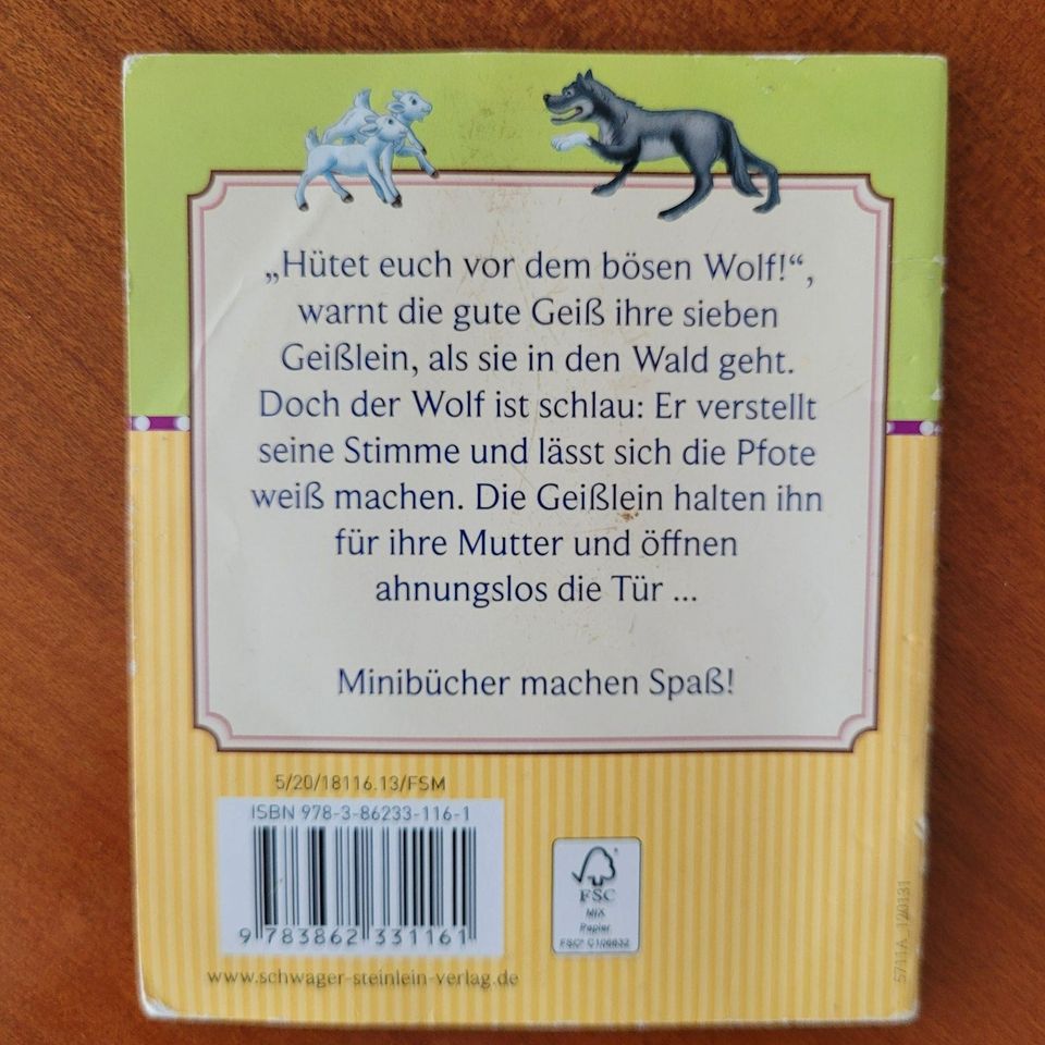 Pixi Buch Minibuch: Der Wolf und die sieben Geißlein / Büchlein in Viersen