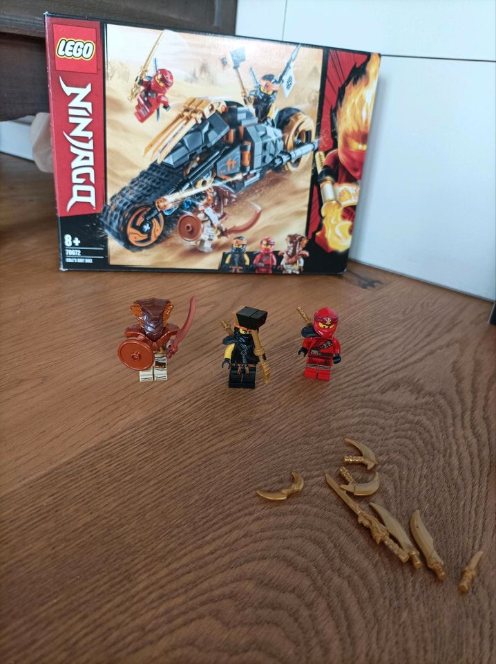 Lego Ninjago Set 70672 Cole's Dirt Bike KOMPLETT in Mechernich