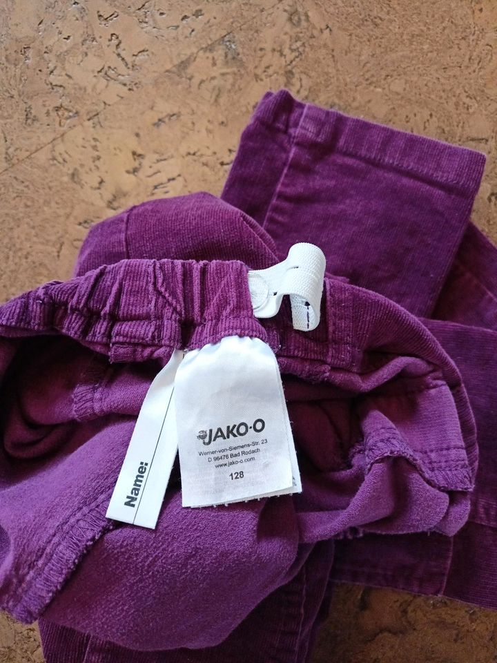 Jako o Hose Kordhose pink Räuberhose Größe 128 in Solms