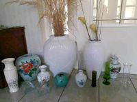 Vasen groß weiß klein floral grün braun Keramik Ton getöpfert DDR Brandenburg - Cottbus Vorschau
