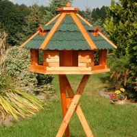 XXXL Premium Vogelhaus ⌀70x45cm mit/ohne Solar/Ständer Futterhaus Bayern - Hofkirchen Vorschau