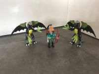 Playmobil 5465 Storm Dragon mit Kämpfer mit 2 Drachen !!! Baden-Württemberg - Mühlhausen Vorschau