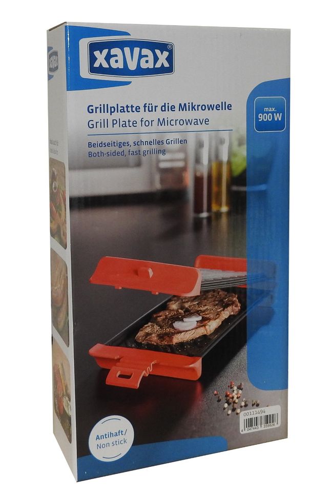 2x Grillplatte f. Mikrowelle Grillrost Grill Grillgitter Pfanne in Neumünster