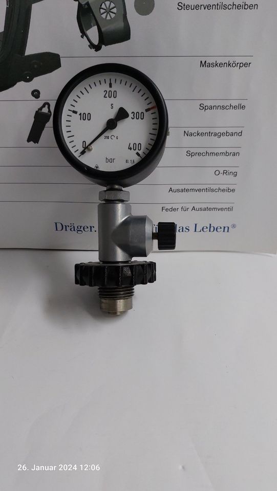 Dräger Hochdruck Prüfmanometer in Erlangen