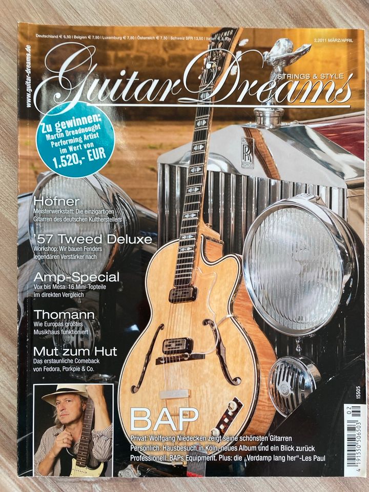 Zeitschriftensammlung „Guitar Dreams“ in Wankendorf